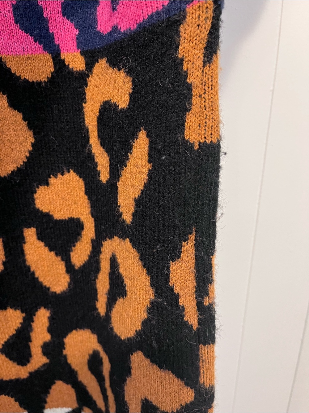 Farm Rio Leopard Sweater Dress - Picture 7 of 8